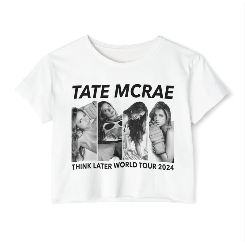 T-Shirt Unisex Tate McRae - Maglietta Divertente In Cotone 100%