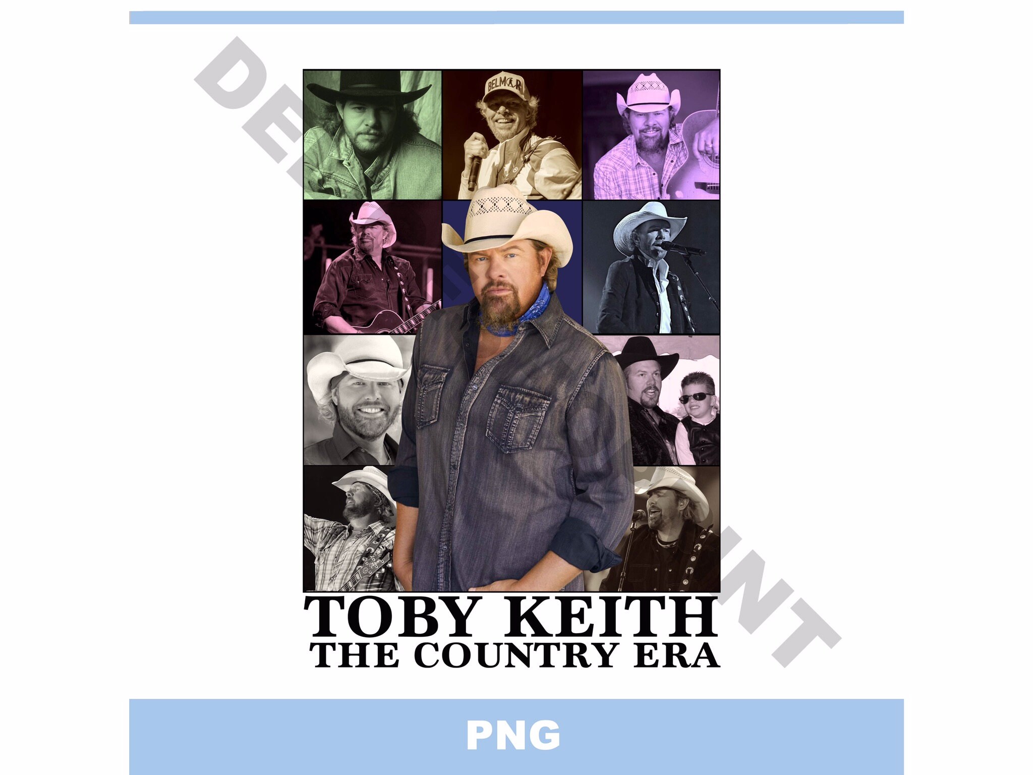 Toby Keith PNG Merch Toby Keith Eras Tour Png Print Toby Keith Merch