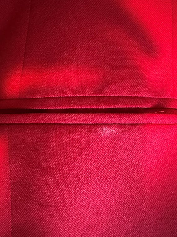 VTG Pendleton Red Wool Structured Double-Breasted… - image 10
