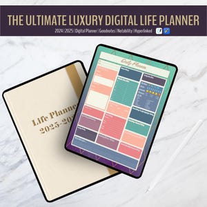 Digital Planner | ipad Planner | Goodnotes Planner | 2025 Digital Planner | 2026 Digital Planner | Notability Planner | Daily Planner