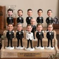 Personalized Groomsmen Bobblehead Custom Wedding Gift from Photo Handmade BestMan Figurine Groom Keepsake
