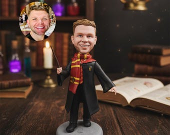 Custom Bobblehead Figurine – Personalized 3D Polymer Clay Statue