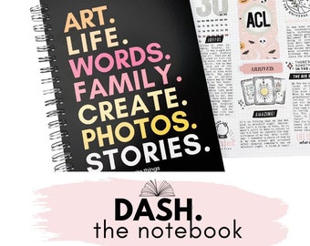 Dash Spiral Scrapbook Notebook