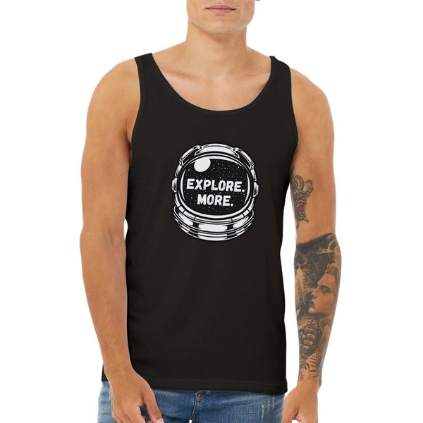 Explore. More., Premium Unisex Tank-Top