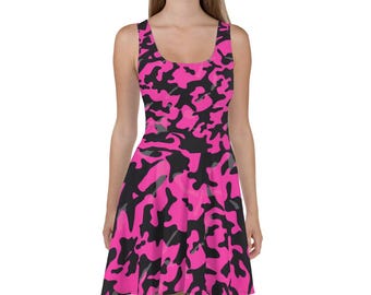 hot pink classy dress Charming Unique Stylish Hot Pink Modest Satin Best Long Women Evening –  bridalsew main image 1