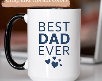 Best Dad Ever, Father's Day Gift, Gift For Men, Gift For Dad, Gift From Daughter, Funny Gift Idea, Christmas Gift, Mug For Dad, Coffee Cup