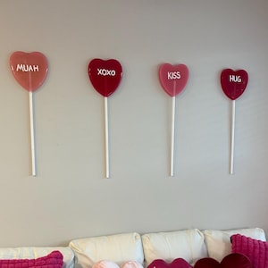 Giant Heart Lollipop Props Valentines Day | WaverlyVienna