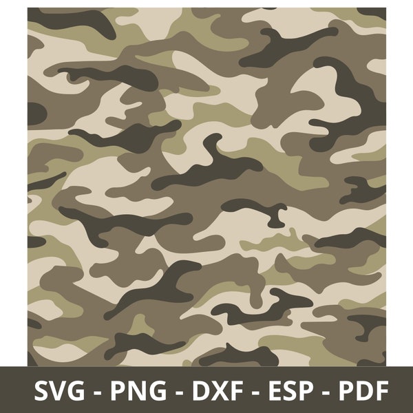 Camo SVG Png Dxf Esp Pdf instant dowload military soldier pattern