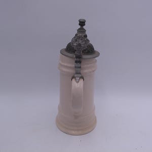 Beer Stein Bayern Mug Bayern Bavaria Crest Coat of Arms German Lidded Pewter image 6