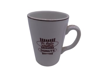 Tin Horton Donuts Coffee Mug Cup Vintage Made in England
