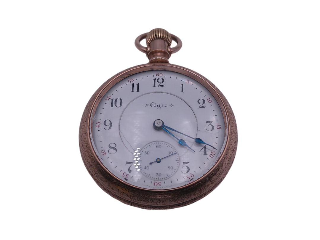 Elgin Pocket Watch 1879 Works 21 Jewels 14K Gold Super Rare Prof