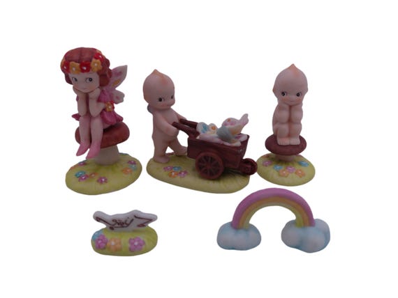 Set of 5 objects Rose O'Neill Kewpie and Fairy 5 … - image 1