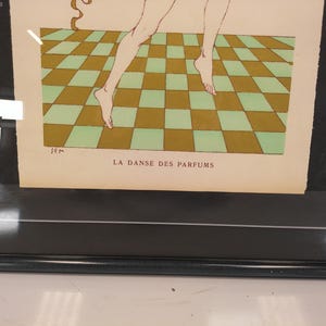 Kunstplakatdruck von François Coty einer Luxusparfum-Werbung Bild 3