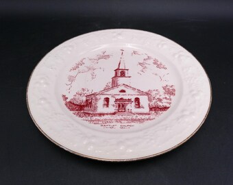 Collector Plate - China Baptist Church World Wide Art Studios Vintage