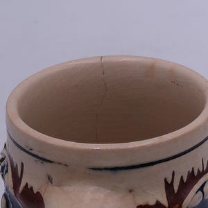 Beer Stein Made In Germany Vintage Small Crack Old Vintage image 10