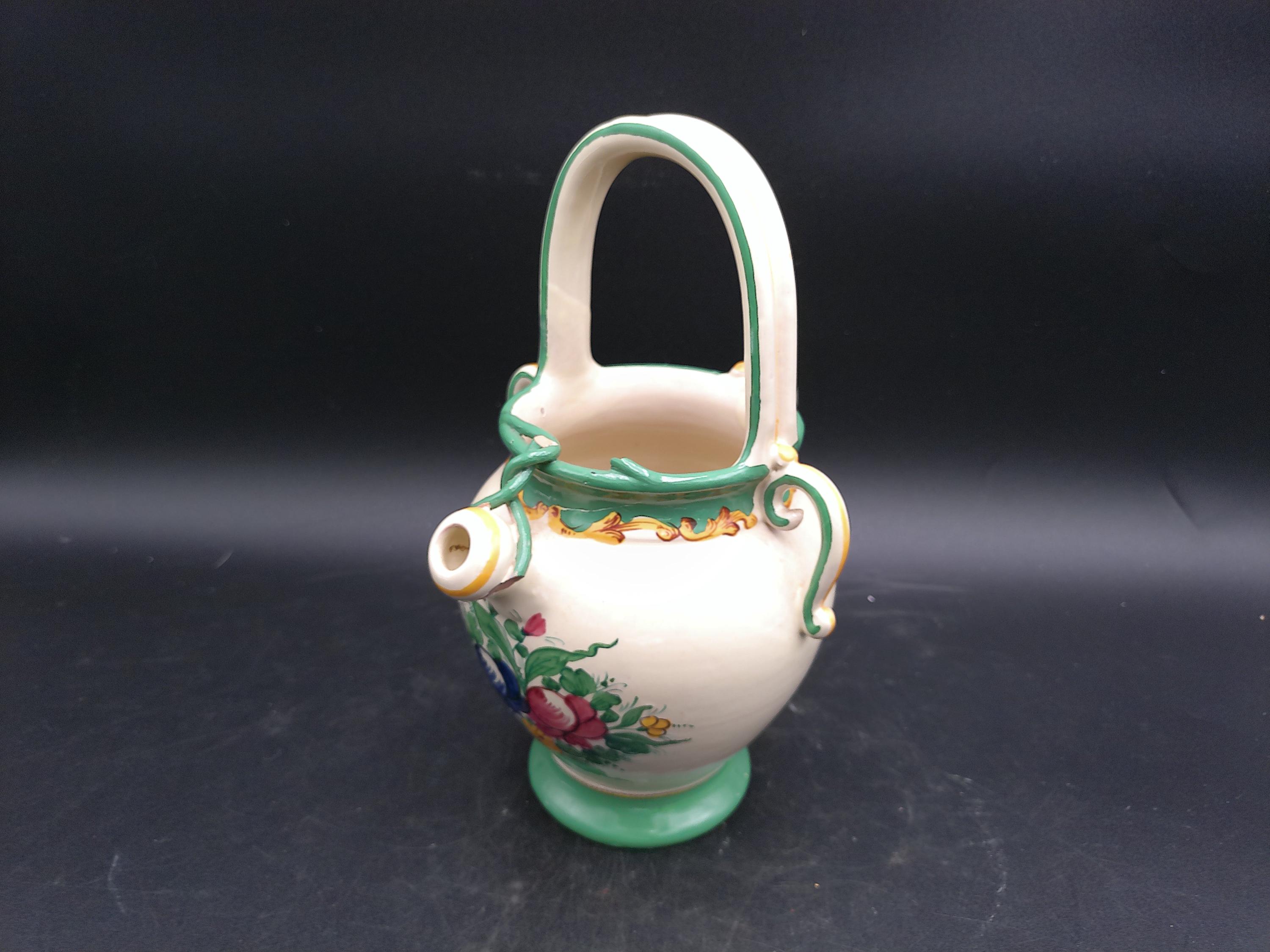 イタリア製の花柄セラミックピッチャー 美しいデザイン - Etsy 日本