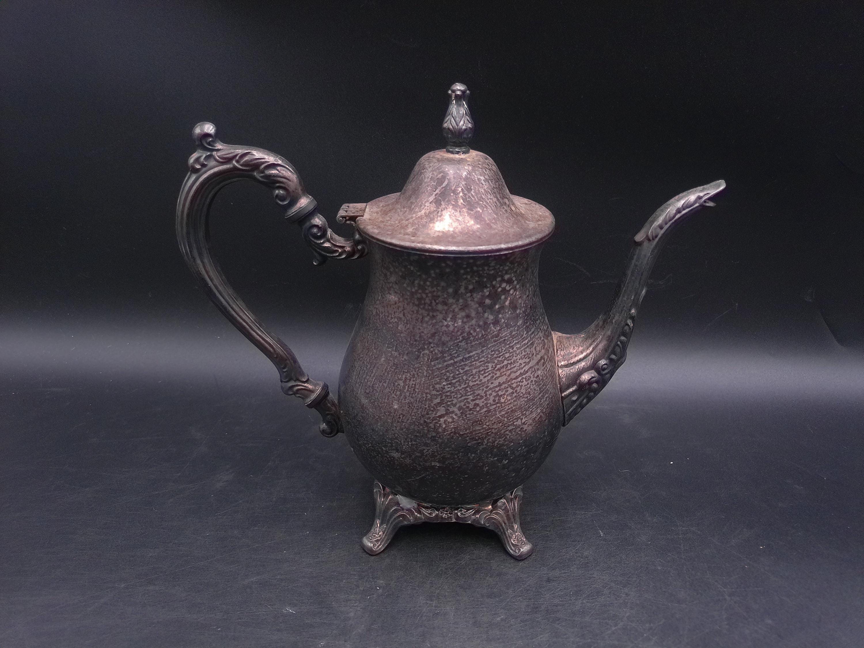 Oneida Teapot Dragon Handle and Spout Silver Plated Vintage - Etsy