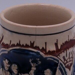Beer Stein Made In Germany Vintage Small Crack Old Vintage image 9