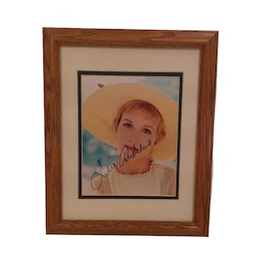 Art Julie Andrews &quot;The Sound of Music&quot; AUTOGRAPH Signed Framed ACOA