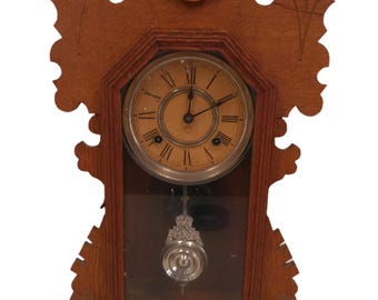 アンソニアANSONIA CLOCK［USA］ Ansonia 8-day Clock Patented JUNE 18 1882 Ansonia Clock Co