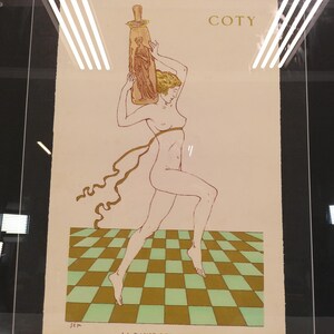 Kunstplakatdruck von François Coty einer Luxusparfum-Werbung Bild 4
