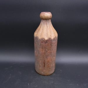 Rare Dr. Cronks 1800’s Stoneware unique Beer Bottle image 1