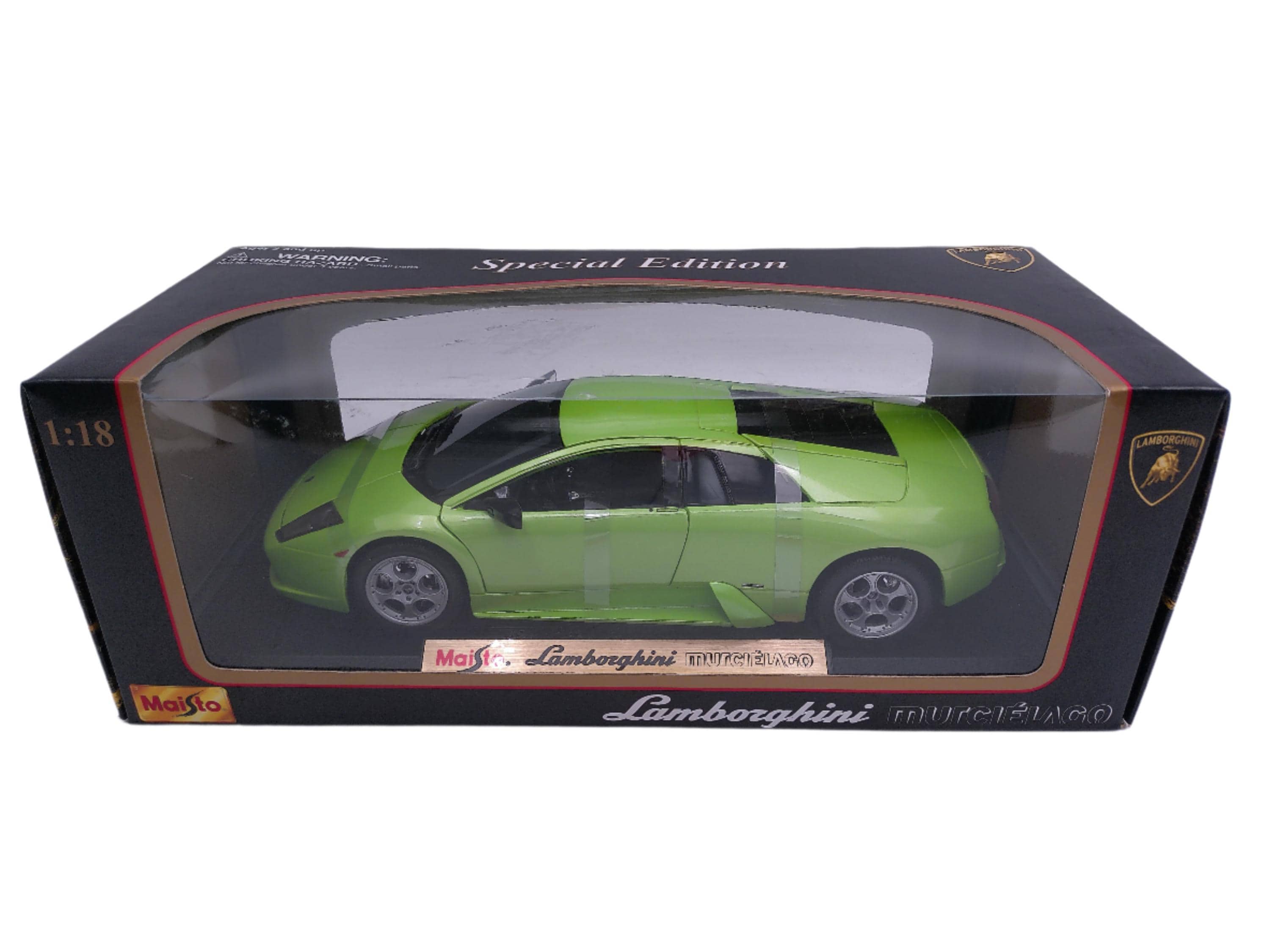 Maisto 1/24 - Lamborghini Murcielago Vert Métallisé - Modèle Réduit Diecast