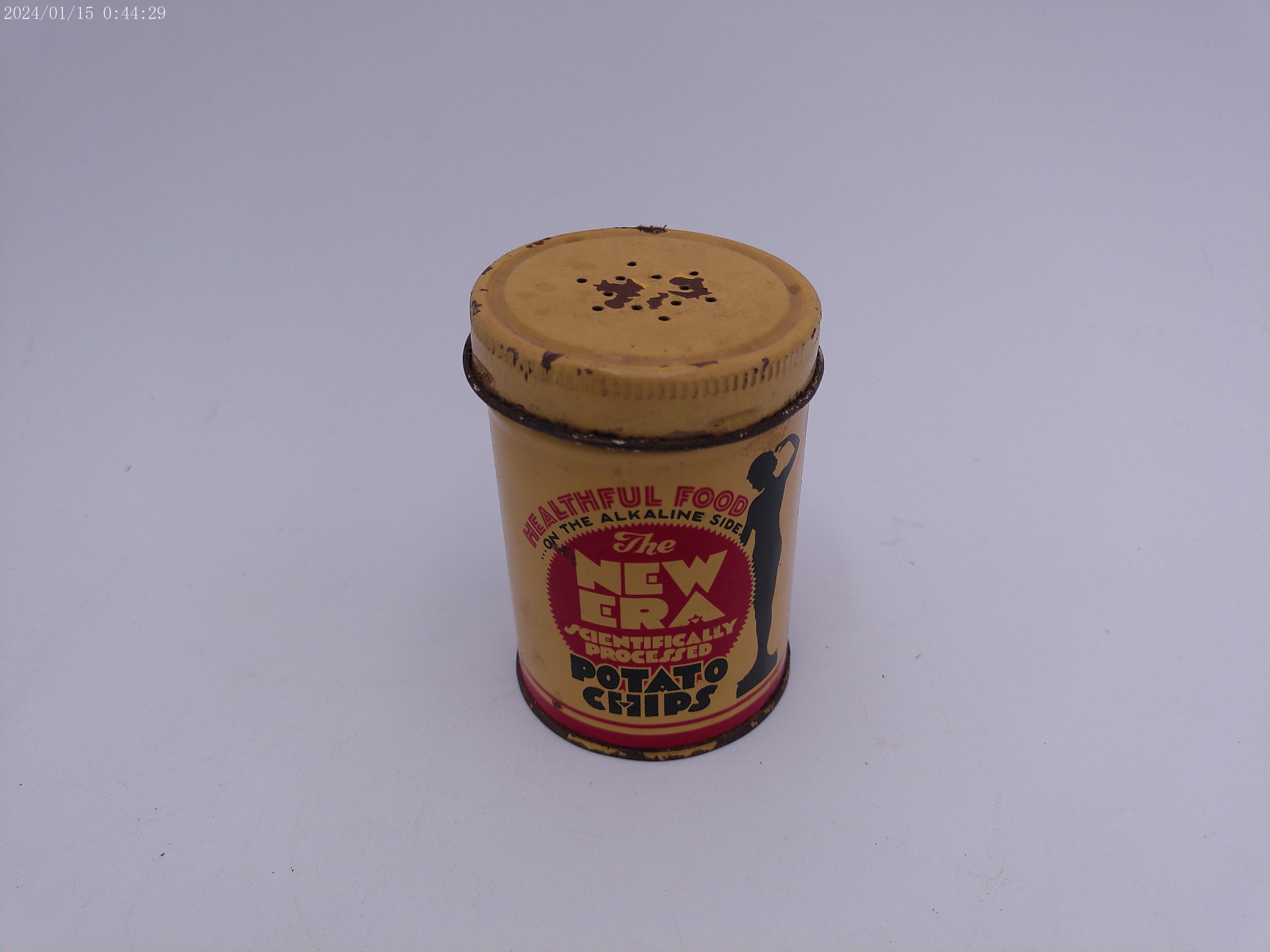 Vintage the New Era Scientifically Processed Potato Chip Tin - Etsy