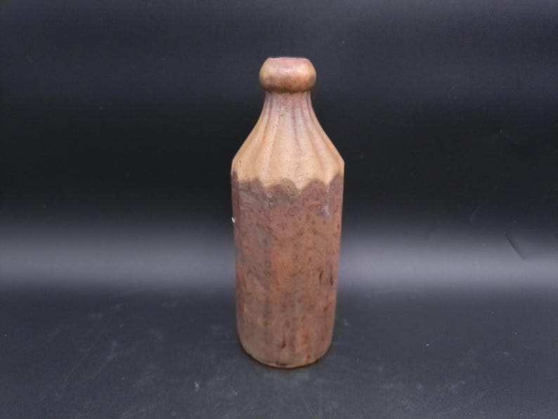 Rare Dr. Cronks 1800’s Stoneware unique Beer Bottle image 4
