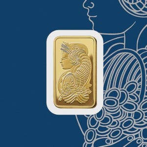 PAMP 2.5g 24k Gold Plated Brass Bullion Replica Bar