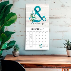Love the Journey | 2027 12 x 24 Inch (Hanging) Square Wall Calendar | Featuring the Artwork of Jo Moulton | Plastic-Free | Hopper Studios bild 5