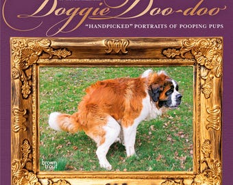 Doggie Doo Doo | 2027 12 x 24 Inch (Hanging) Monthly Square Wall Calendar | Plastic-Free | BrownTrout | Animals Dog Breeds Pets