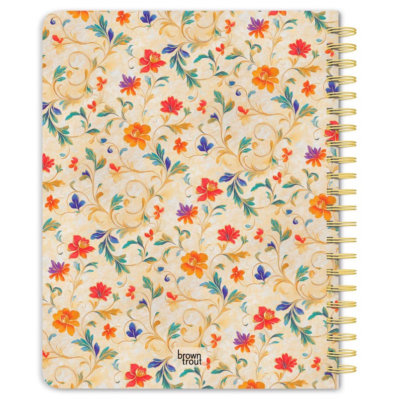 Tuscan Delight | 2027 6 x 7.75 Inch Weekly Desk Planner | Foil Stamped Cover | BrownTrout | Stationery Elegant Exclusive image 2