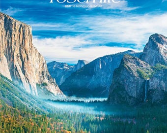 Yosemite | 2027 12 x 24 Inch (Hanging) Monthly Square Wall Calendar | Plastic-Free | BrownTrout | USA United States National Park West