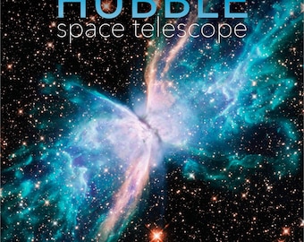 Hubble Space Telescope | 2027 12 x 24 Inch (Hanging) Monthly Square Wall Calendar | Foil Stamped Cover | Plastic-Free | BrownTrout | Science