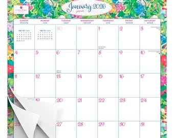 House of Turnowsky OFFICIAL | 2026 12 x 12 Inch (Hanging) Square Wire-O Calendar | Sticker Sheet | English/French Bilingual | BrownTrout