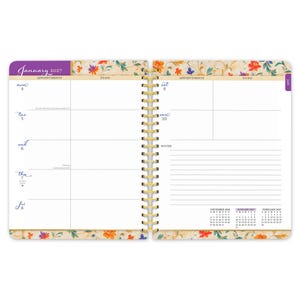 Tuscan Delight | 2027 6 x 7.75 Inch Weekly Desk Planner | Foil Stamped Cover | BrownTrout | Stationery Elegant Exclusive image 3