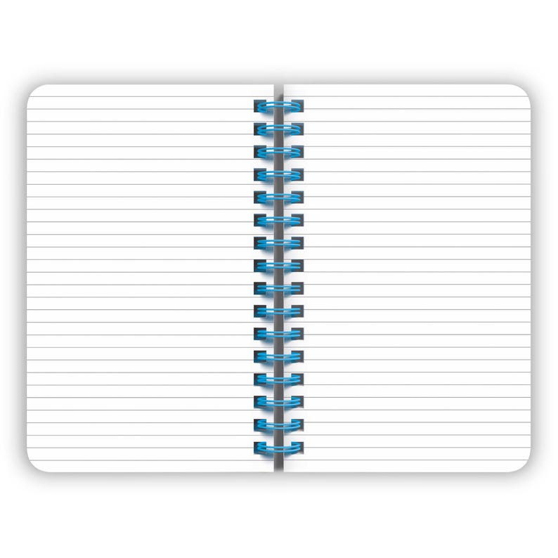 Tuscan Delight | 5.25 x 8.25 Inch Compact Wire Journal | Non-Dated | Foil Stamped Cover | BrownTrout | Planning Stationery Diary image 3