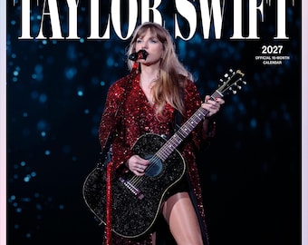 Taylor Swift OFFICIAL | 2027 12 x 24 Inch (Hanging) Monthly Square Wall Calendar | Plato | Music Pop Singer Songwriter Celebrity