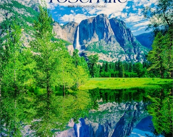 Yosemite | 2026 12 x 24 Inch (Hanging) Monthly Square Wall Calendar | Plastic-Free | BrownTrout | USA America National Park Scenic Nature