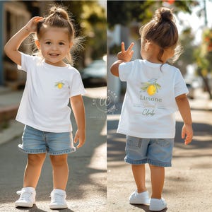 Partnerlook T-Shirt &lt;Limone&gt; Mama Tochter, Limoncello Tshirt, Lemon Shirt, Limone Tshirt, Partnerlook Familie, Matching Outfit
