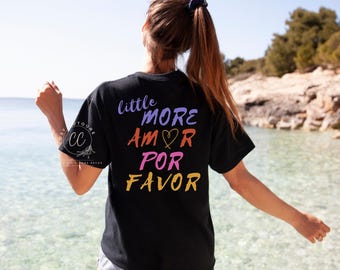 Partnerlook T-Shirt <More Amore por Favore> Mama Tochter, Mama Sohn, Partnerlook Familie, Matching Outfit Mommy and Me, Mama und Ich Outfit
