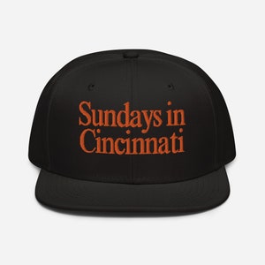 Sundays in Cincinnati Embroidered Cap