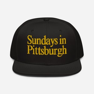 SUNDAYS IN PITTSBURGH Embroidered Cap