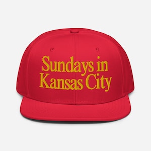 Cappellino ricamato Sundays in Kansas City