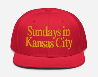 Sundays in Kansas City Embroidered Cap