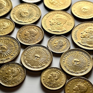 Lot of Argentine coins