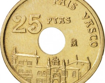 25 Peseten 1993 Spanien. Baskenland