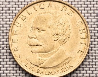 Moneta Chile z 1971 r. – Moneta z ery Escudo o krótkim okresie eksploatacji – Moneta z Ameryki Południowej – Rzadki typ wydania – Unikatowa moneta łacińska XF