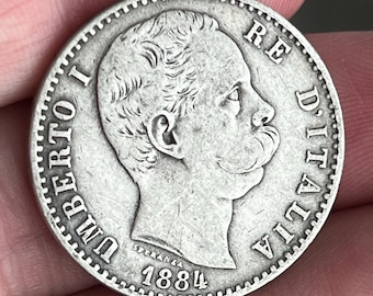 NGC VF D スペイン 1889 1P銀貨 アルフォンソ13世 ベビーヘッド JCC